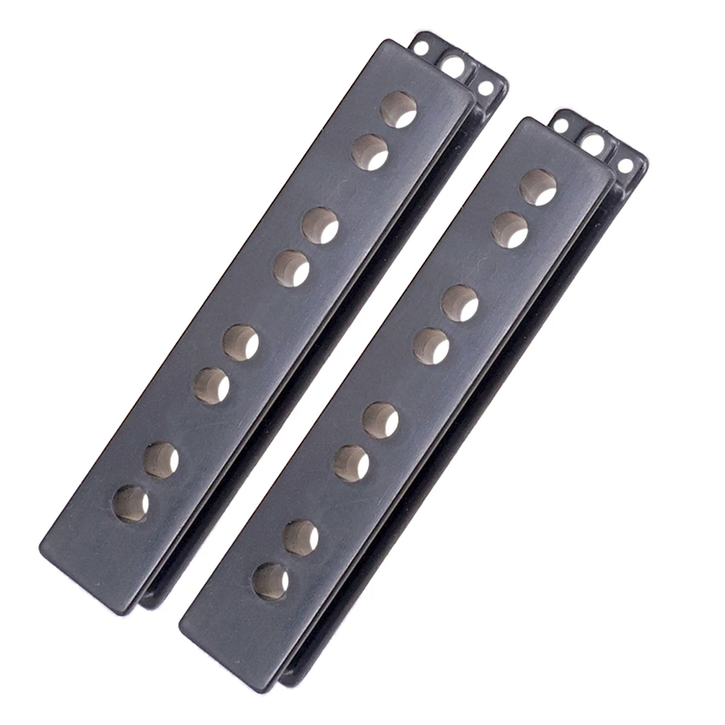 Pack of 2 Open Jazz Bass Pickup Covers Neck&Bridge for JB Bass Guitar Parts