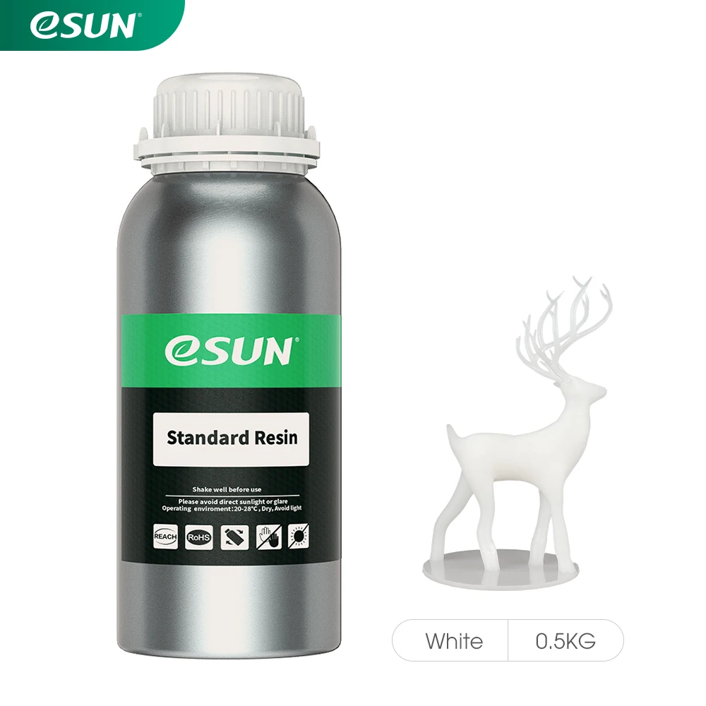 

eSUN LCD UV 405nm Standard Resin Rapid 3D Printer Resin for Photon UV Curing LCD 3D Printer Photopolymer Liquid 3D Resin 500g