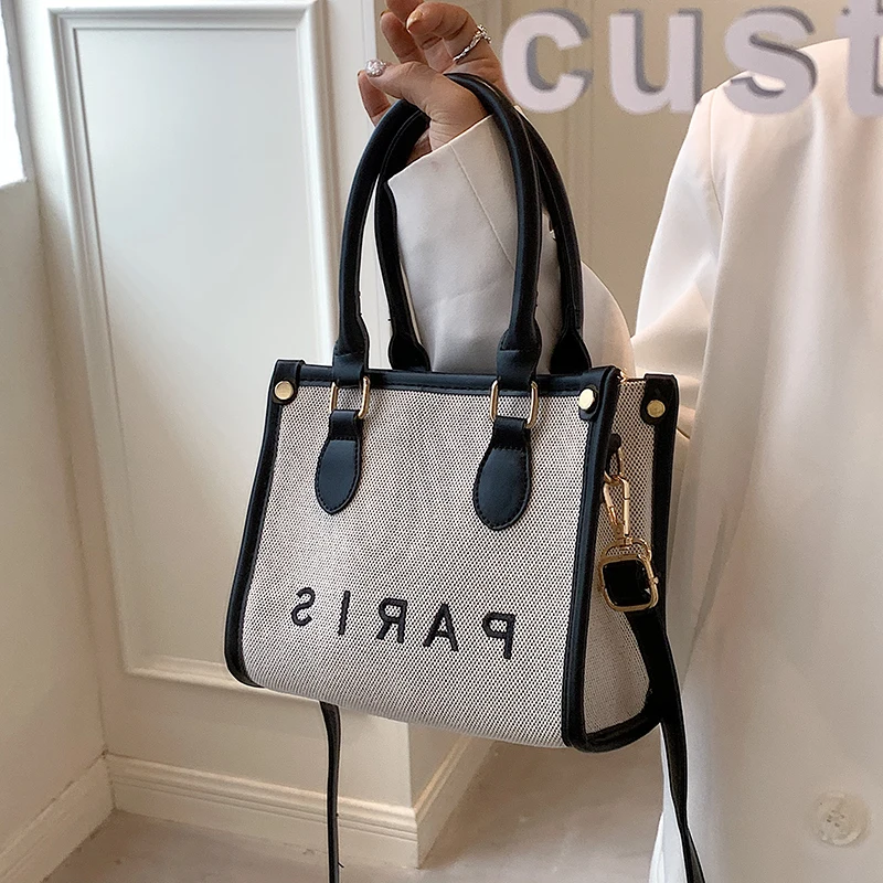 High Quality Women Canvas Handbags Tote Bags Fashion Ladies Shoulder Messenger Bags Designer Large Capacity Female Crossbody Bag