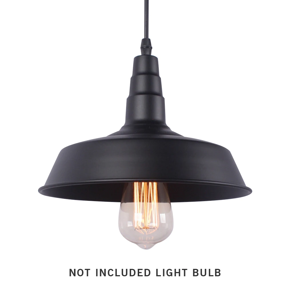 

E27 Pendant Light Loft Iron Bedroom Fixture Barn Ceiling Lamp Balcony Home Decor Restaurant Living Room Vintage Industrial