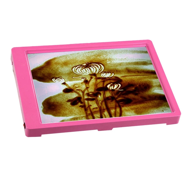 

Kids Puzzle Creative DIY Sand Painting Art Creative Drawing Toys Sand Board for Children Random Color