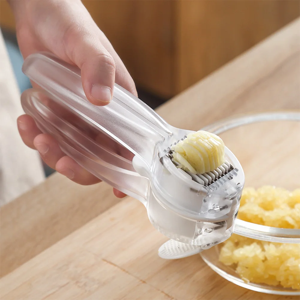 

Plastic Garlic Press Crusher Kitchen Cooking Vegetables Ginger Squeezer Masher Handheld Ginger Mincer Tooler Kitchen Gadgets