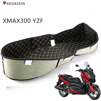 

KODASKIN PU Leather Rear Trunk Cargo Liner Protector Motorcycle Seat Bucket Pad Accessories for yzf xmax300 xmax 300 125 400