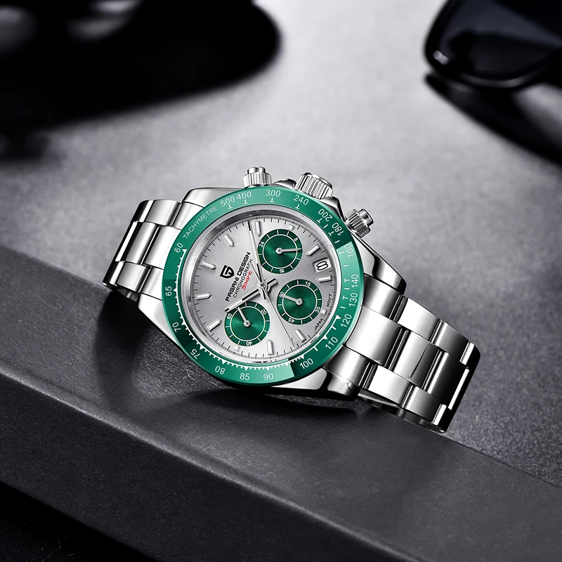 2021 New PAGANI DESIGN Men's Quartz Watch Men's Sports Chronograph Men's Waterproof Watch Japanese VK63 Movement Reloj Hombre