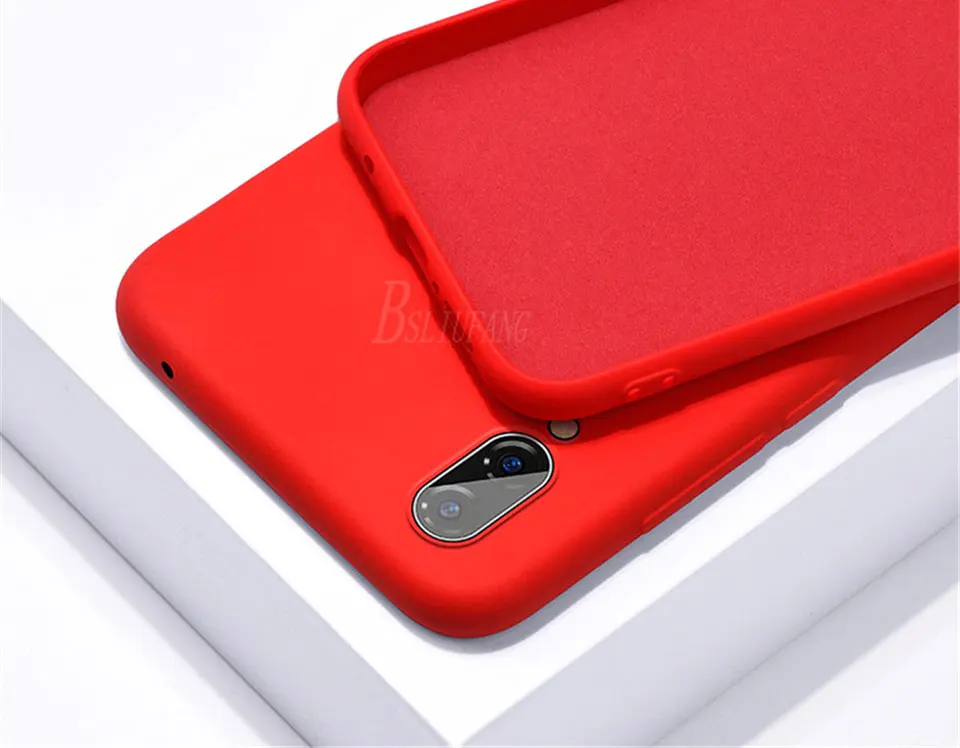 Силиконовый однотонный Цвет чехол для samsung Galaxy A40 A50 A70 M10 M20 M30 J4 J6 J8 A750 A6 плюс Note 8, 9, 10, S8 S9 S10 плюс S10E