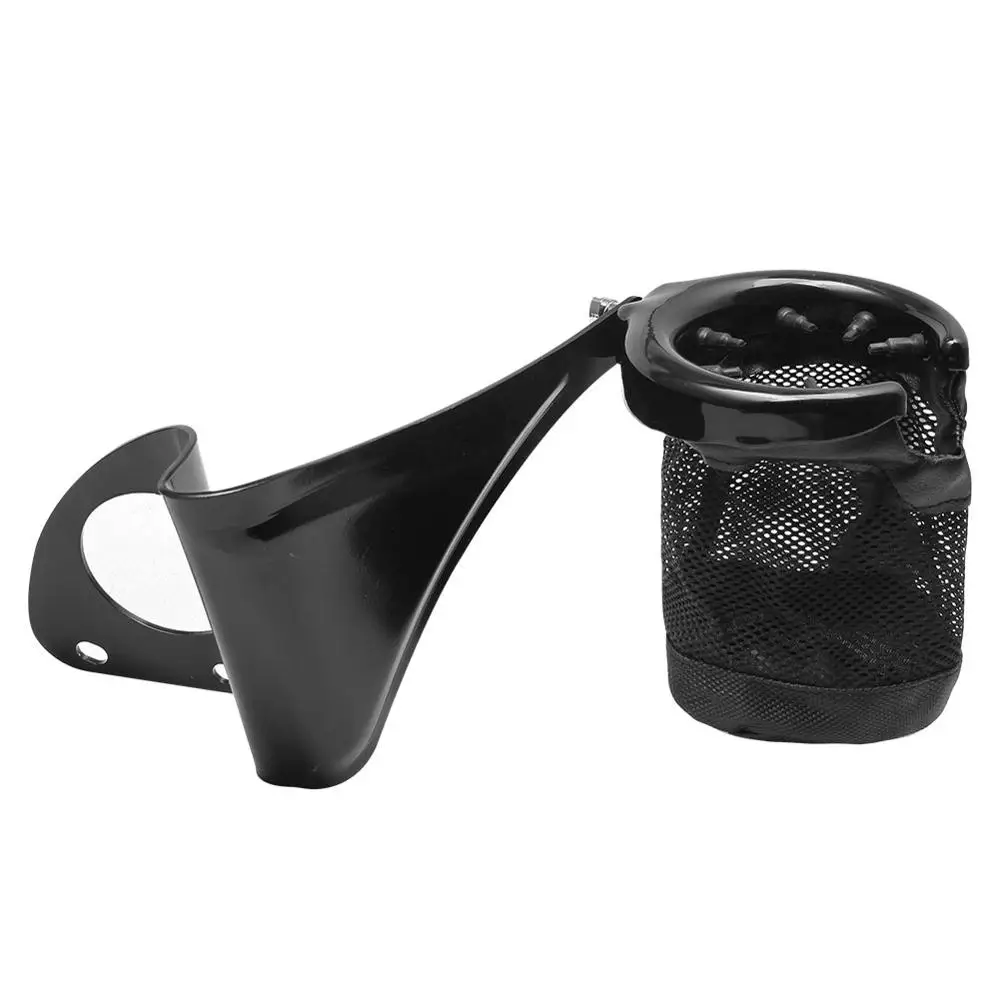 Motorcycle Black Rear Drink Cup Holder Passenger For Harley Touring FLHTCU FLHTK FLHTKSE FLTRUSE | Автомобили и мотоциклы