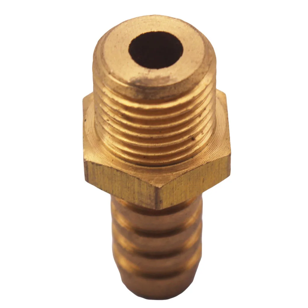 Brass Hose Fitting, Adapter, Metric M14 X 1.5 Male To Bard Hose ID