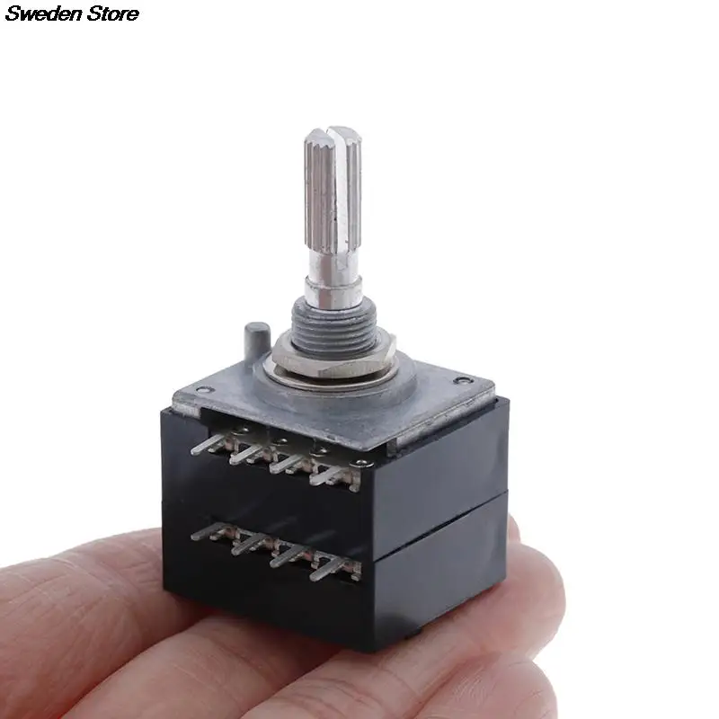 Rotary Potentiometer 1Pc Potentiometer 250K Log Alps Audio Amp Volume Control Pot Stereo W Loudness