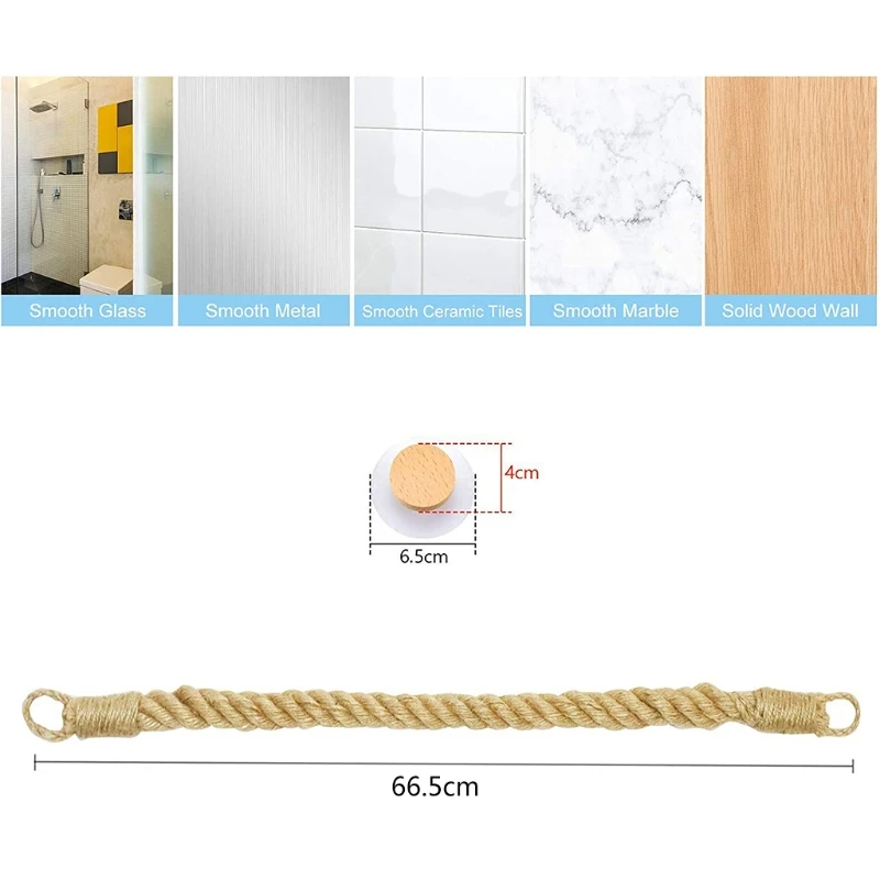 Bathroom Roll Tissue Rope Holder paper towel holder toilet paper holder toilet roll holder Jute Rope Holder Rack Vintage Toilet Roll Paper Wall Mounted Toilet Paper P15F