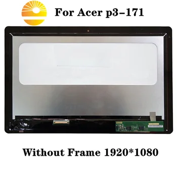 

New LCD Screen Panel Display B116XAT03.1 Without Frame Assembly Fit For ACER P3-171 (No Digitizer)