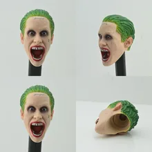 

1/6 Classic Scale Male Soliders Head Sculpt Joker Accessory Crazy Angry Comedian For 1Inch Action Figure Model Toy