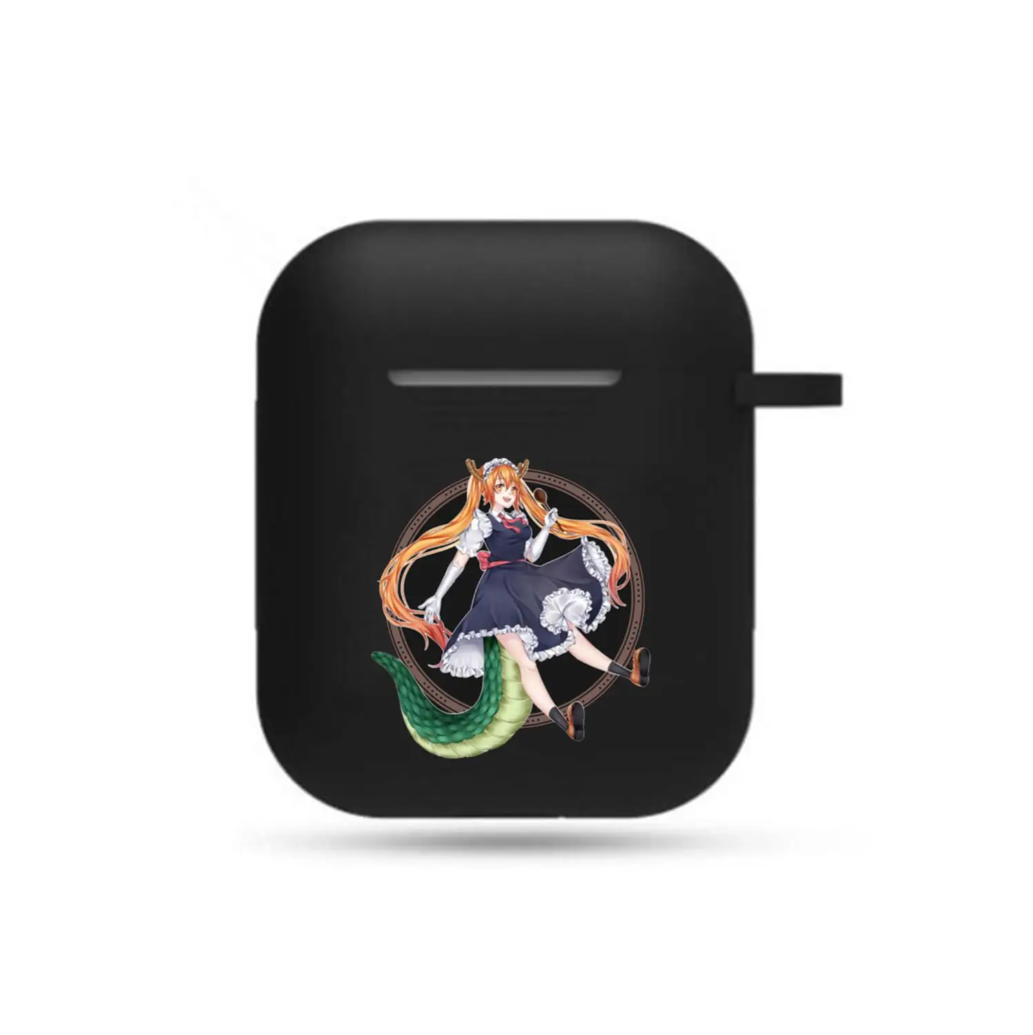 

Miss Kobayashi's Dragon Maid Earphone case Headphone Protective Case Unisex black Airpods Bluetooth Earphone Headset Cover case