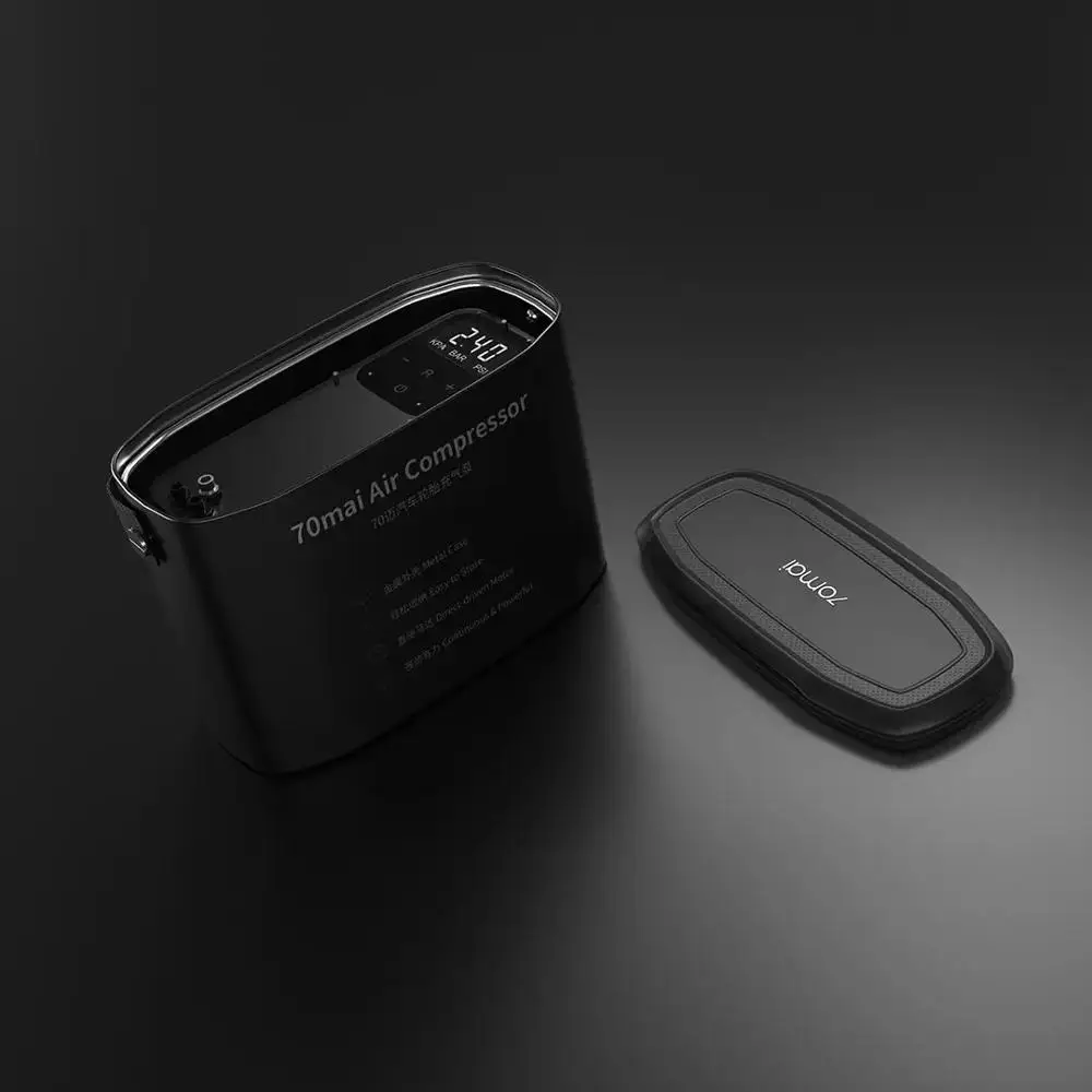 Xiaomi 70mai воздушный компрессор 12V 70 MAI портативный Электрический автомобильный воздушный насос металлический ящик мини-насос для накачивания шин авто шины насос