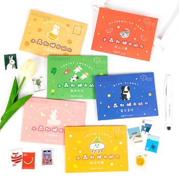 

6packs/LOT little forest post office are lovely series cute lovely creative art paper sticker