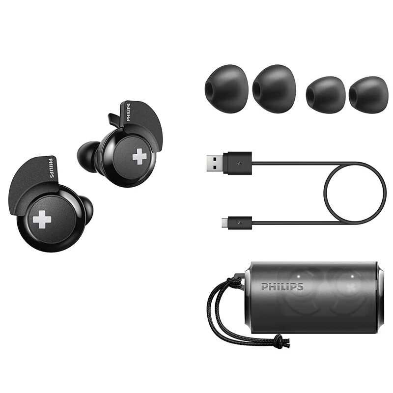 Philips Wireless Headset SHB4385 with Bluetooth 4.1 Lithium Polymer Volume Control Earphone for Galaxy Note 8 Huawei Xiaomi