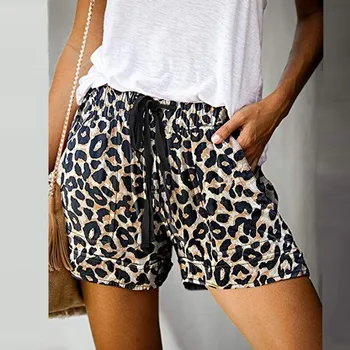 

Womens Comfy Drawstring Casual Print Elastic Waist Pockets Shorts(S-XXL)Elastic Waist Beach Shorts Sports Shorts Women Summer