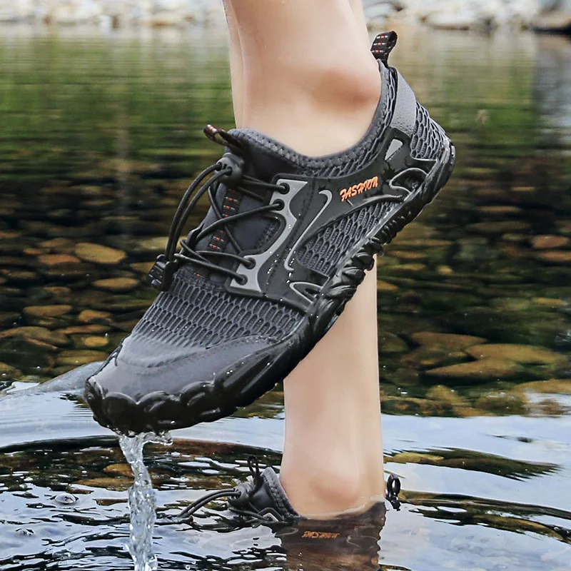 Mens Mesh Water Shoes Quick Drying Trekking Swim Surf Slip On Sneaker US Stock 
