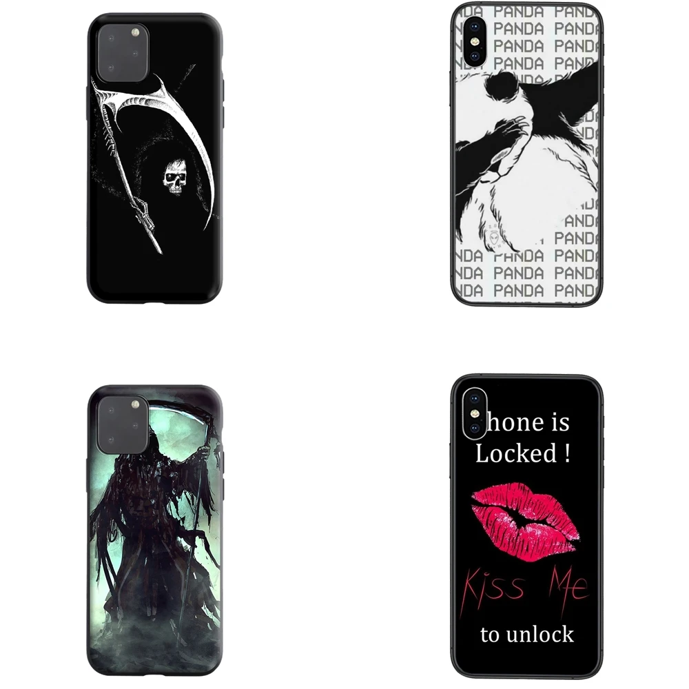 Мягкий чехол Grim Reaper Skull Death для смартфона Apple iPhone 11 12 Mini Pro 5 5S SE 5C 6 6S 7 8X10 XR XS Plus Max |