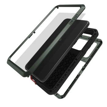 

Heavy Duty Protection Doom Armor Metal Aluminum Case For Samsung A30S Metal Armor Case For Samsung A30S Case Gorilla Glass Cases