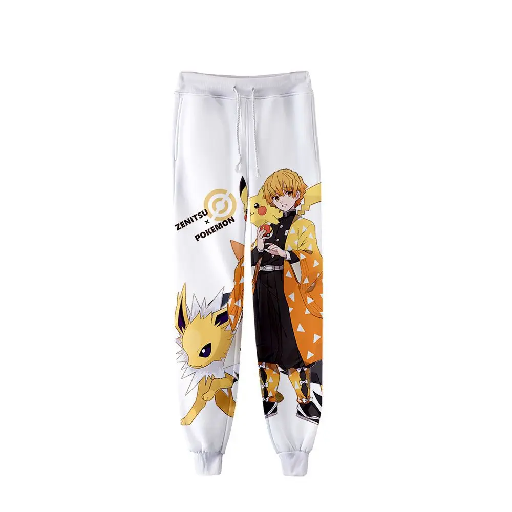 Pure Pang Unisex 3D Novelty Anime Demon Slayer Sweatpants Cosplay Lounge Jogger Athletic Trousers 