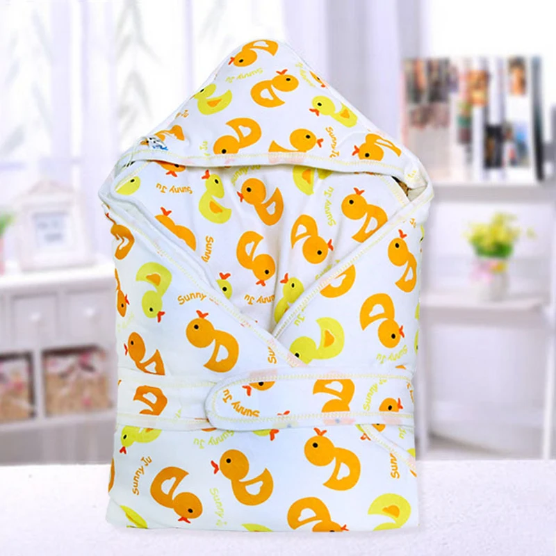 

Newborn Swaddle Wrap Baby Cotton Soft Blanket Infant Sleepsack Kids Cartoon Thickened Quilt Swaddling Bag Stroller Cover Mat