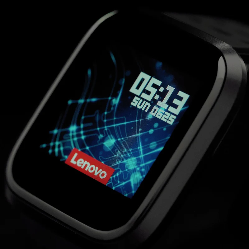 Lenovo Uhr E1 Smartwatch 5ATM Wasserdichte Bluetooth Sport Herz Rate Tracker Rufen/Nachricht Erinnerung Smart uhr für Android iOS