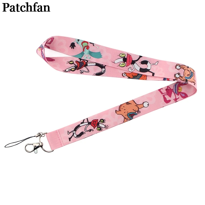 Patchfan Ahh настоящие Монстры Krumm Hopesick фильм стильные ремни метки лента для беджей КЛЮЧИ ID бейдж со шнурком шеи ремни лямки A2281
