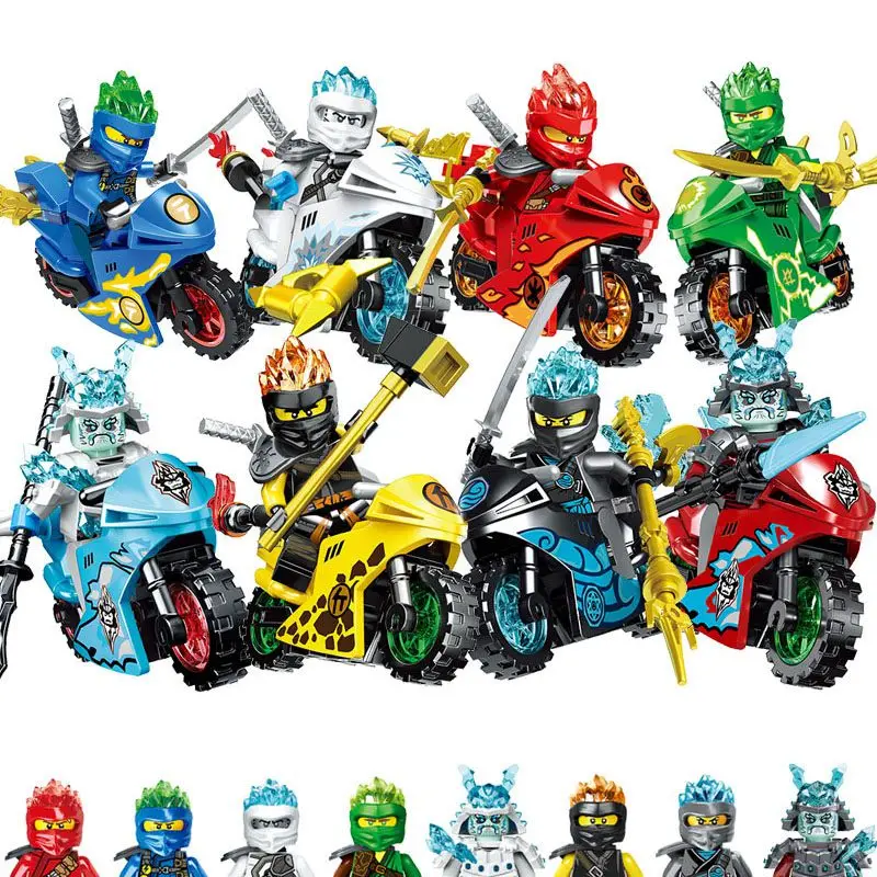 NINJA-Motorcycle-Heroes-Kai-Jay-Cole-Zane-Lloyd-mini-Action-Toys-legoinglys-ninjagoed-Figures-Marvel-Avengers (1)