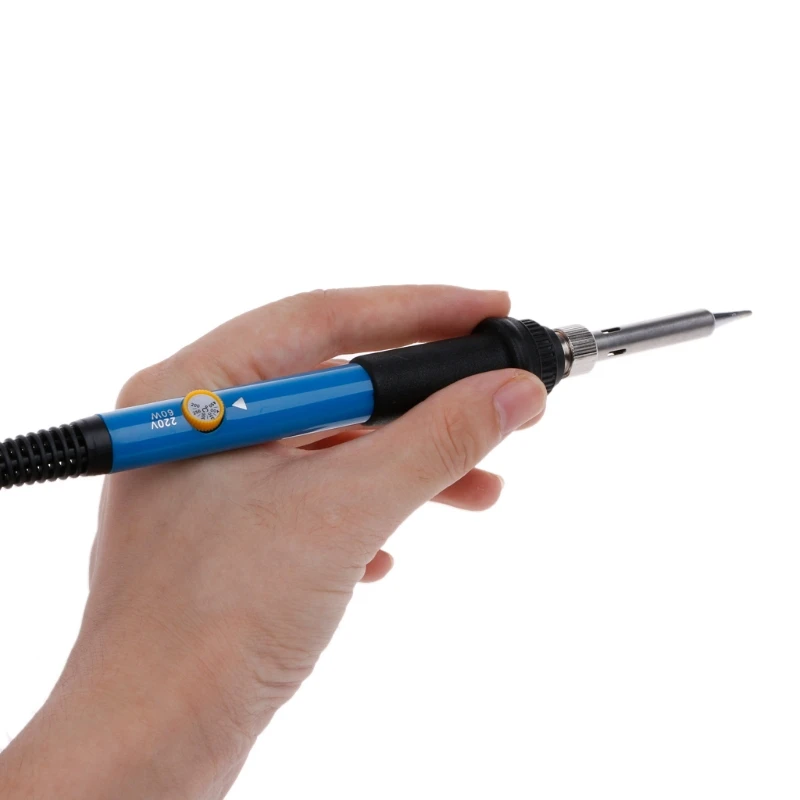 220V 60W Adjustable Temperature Soldering Iron Welding Gun Heating Pencil EU 94PC