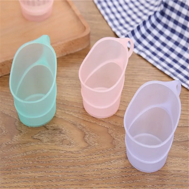 Lot of 6PCS Handle Anti-scald Plastic Disposable Paper Plastic Polystyrene Cup Holder Set Multifunctional Home Accessories