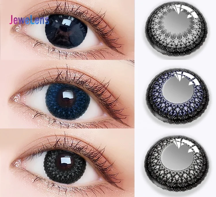Цветные контактные линзы Jewelens ed цветные для глаз цветная косметика серия Leise с