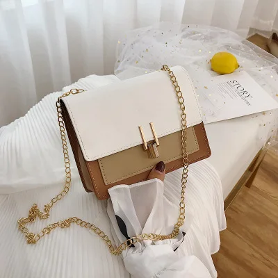 white Мини кожаные сумки через плечо для женщин зеленая цепочка сумка через плечо женские сумки для путешествий и сумки Сумка через плечо - Цвет: white