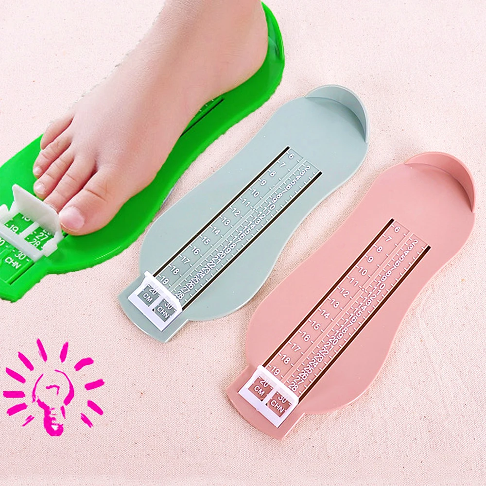 

Baby Souvenirs Foot Shoe Size Measure Gauge Tool Device Measuring Ruler Novelty Funny Gadgets Educational Learning Toddler Toys