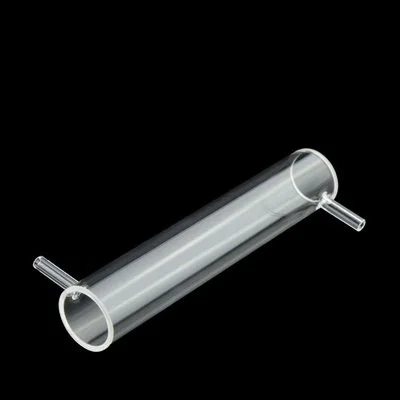 100mm quartz flow cuvette cylinder special for scientific research acid and alkali resistance high temperature can | Обустройство