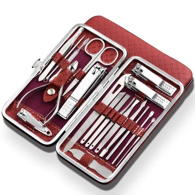 Qmake 19 in 1 Stainless Steel Manicure Set