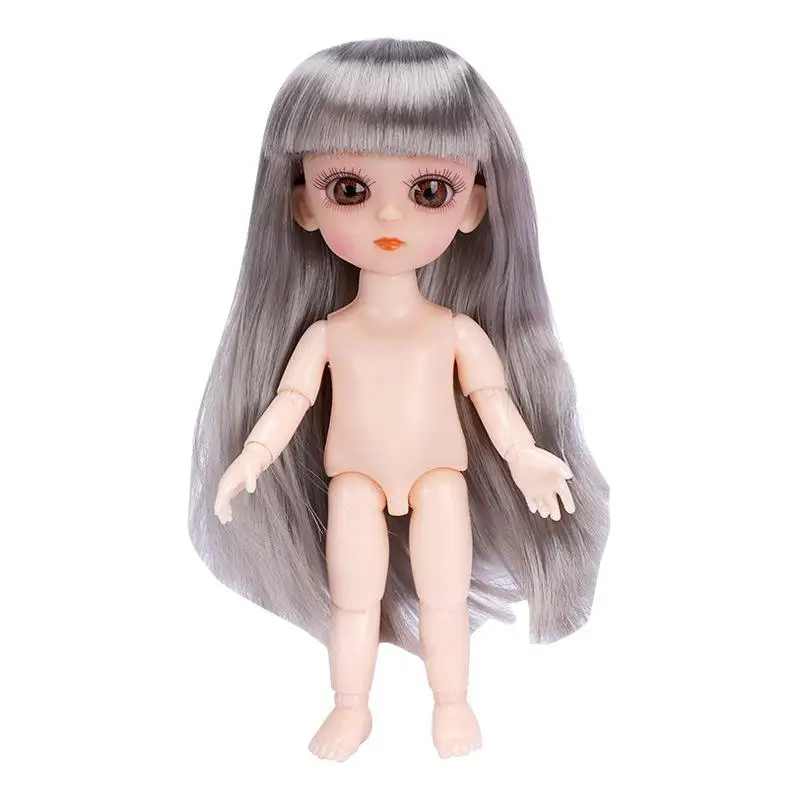 1/8 BJD куклы мини 13 мяч соединенный милый 15 см Детские волосы Nake тело для с макияжем