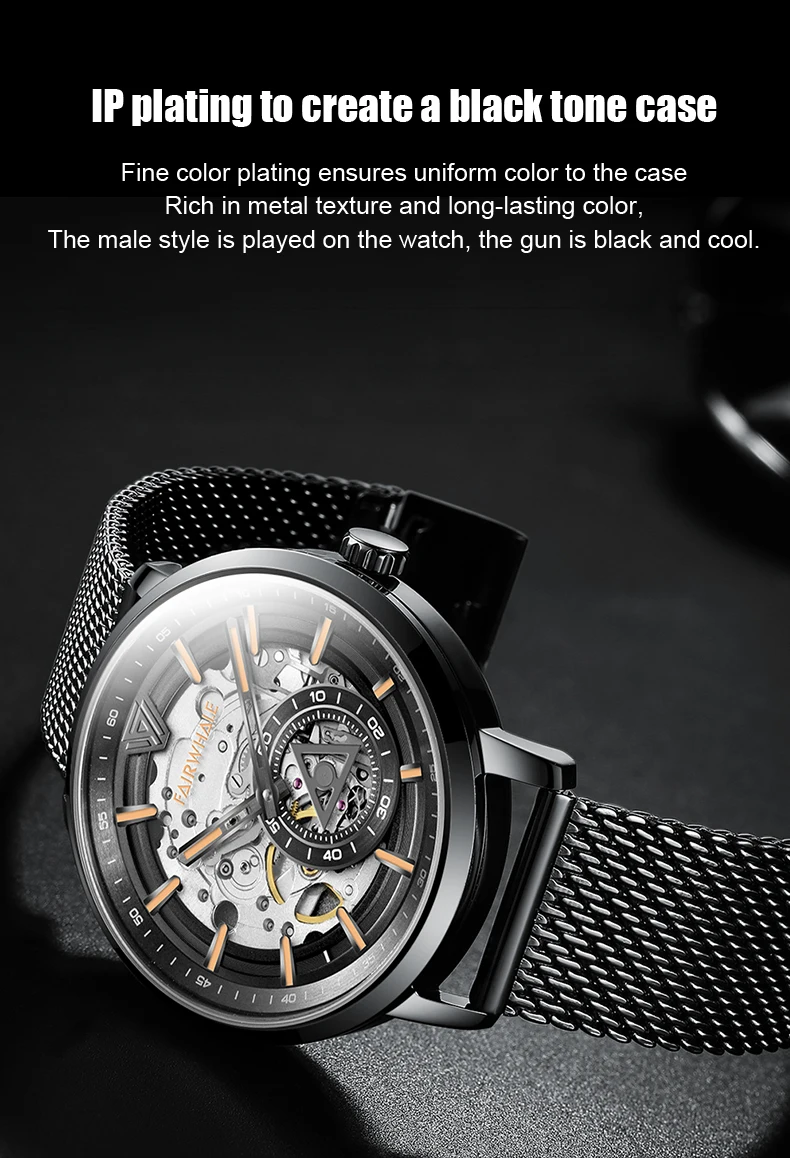 Мужские часы Fairwhale, водонепроницаемые, нержавеющая сталь, кварцевые часы, мужские, хронограф, военные часы, наручные часы, Relogio Masculino