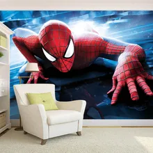 Удивительный Человек-паук фото обои на заказ супер обои с героями 3D настенная роспись дети мальчики спальня гостиная диван ТВ фон