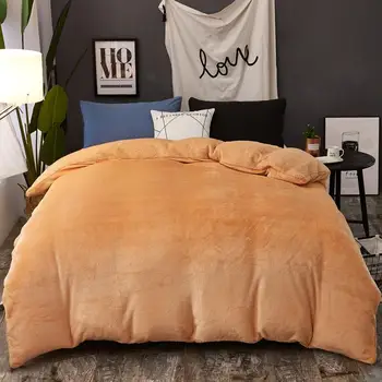 

30 Winter Thickened Warm Double Sided Duvet Cover Zipper Design Comforter Cover Throw Blanket Multipurpose Blanket Bedspread