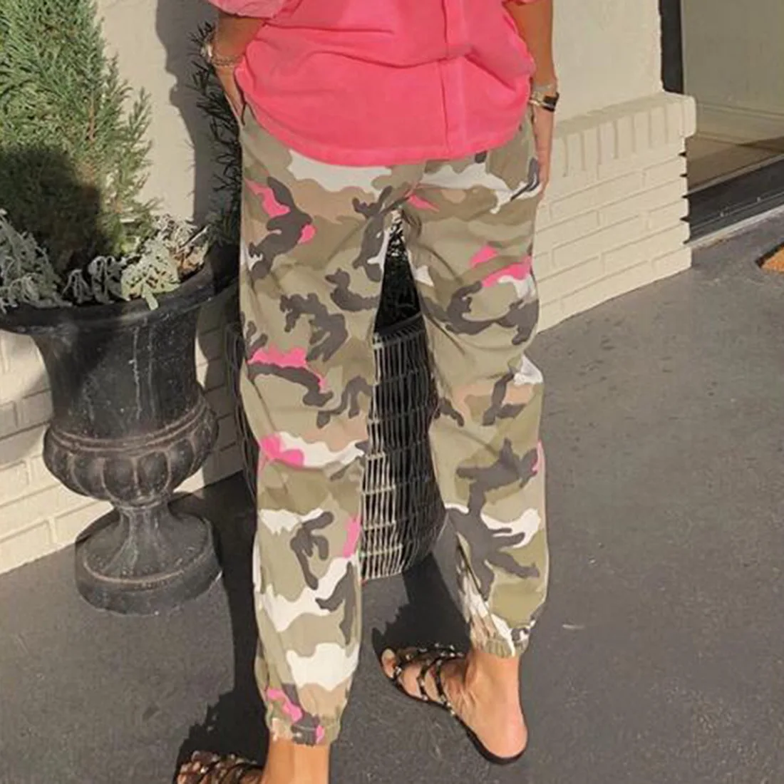 2020 New Spring Autumn Casual Women Pant Drawstring Elastic Waist Cargo Trouser Multicolor Jogger Sweatpant Side Pocket Men Pant 2020 New Spring Autumn Casual Women Pant Drawstring Elastic Waist Cargo Trouser Multicolor Jogger Sweatpant Side Pocket Men Pant