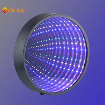 

Chibuy LED Mirror Tunnel Light Round infinity tunnel lamp novelty Wall hanging sign light home decoration 3D Tunnel Mirror Light