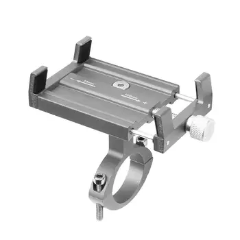 

Bicycle Phone Holder Universal Motorcycle Handlebar Mount Mobile Phone Holder Stand Three-Claw Aluminum Alloy Bracket