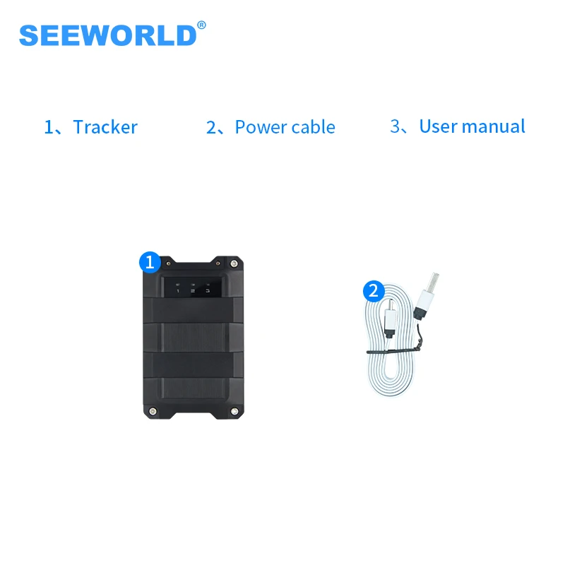 US $75.00 Personal wireless car GPS tracker with big battery voice monitoring Hidden 4G GPS tracking device sim card installed SEEWORLD