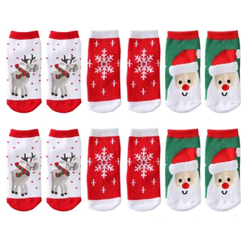 

Elastic Thickened Lovely Comfortable Durable Mid-calf Socks Baby Socks Christmas Baby Stockings for Baby
