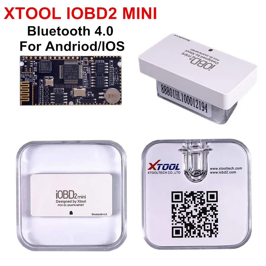 XTool Mini iOBD2 OBD2 Bluetooth 4.0 Code Reader Scanner for iphone IOS Android 
