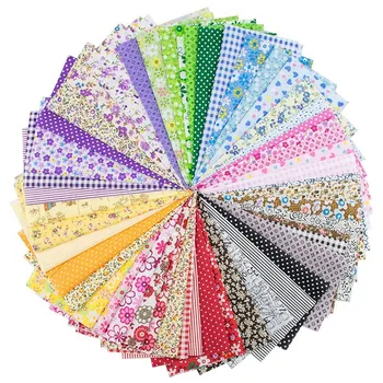 

300 Pieces of 4 Inch x 4 Inch Cotton DIY Quilted Quilt Scrapbook Cotton Craft Fabric Bundled Patchwork