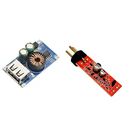 1 Pcs 12V 24V To QC2.0 QC3.0 Fast Charge Mobile Phone Charging Board & 1 Pcs Recording Microphone Circuit Board