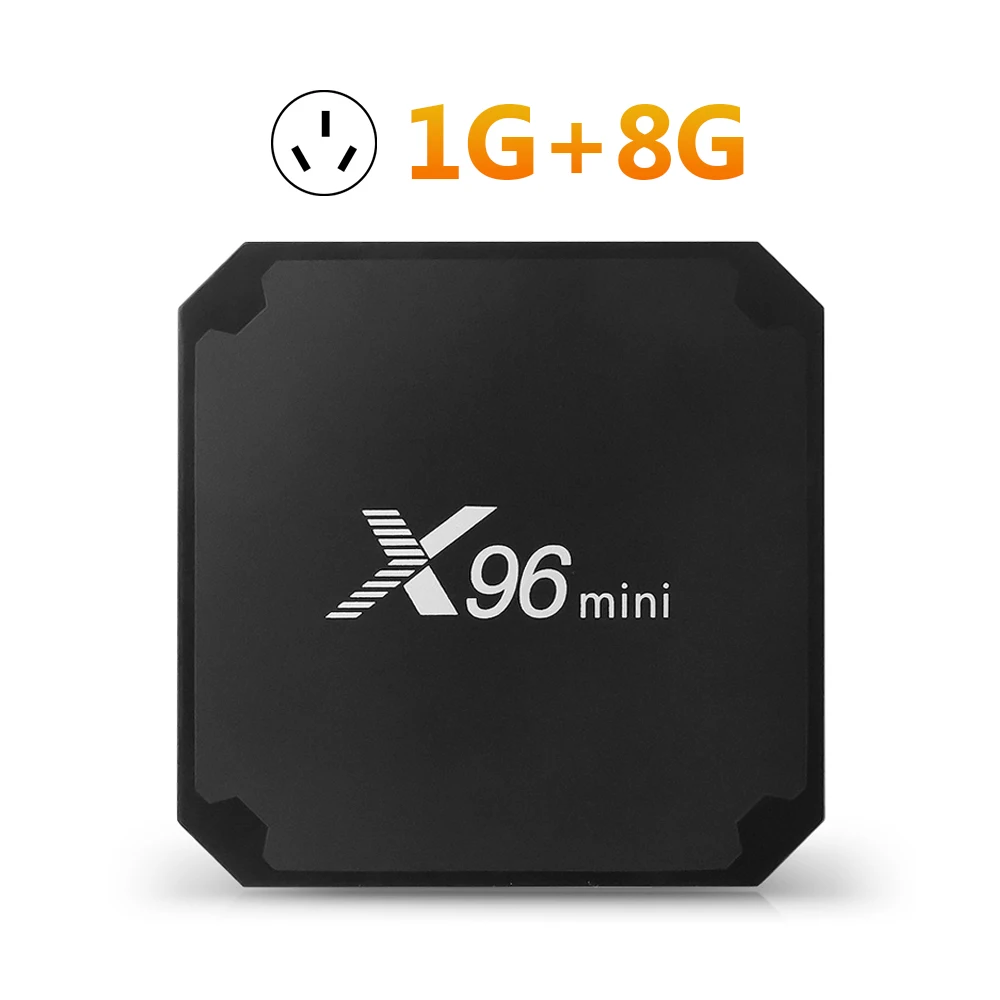 X96 Мини Android 7,1 ТВ приставка сетевая Приставка Смарт ТВ приставка S905W Четырехъядерный 4K 2G 16G RK3229 HD 3D 2,4G wifi 1 шт