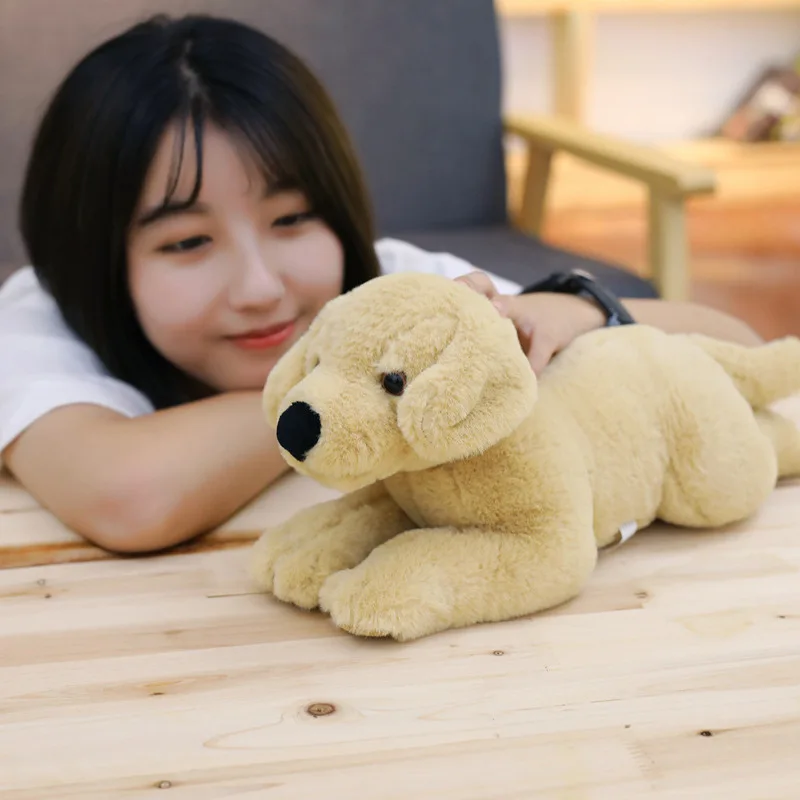 

INS Model Labrador Dog Doll Plush Toys Baby Pacify Pillow Puppy Doll