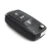 KEYYOU NEW 3 Button Flip Fob Remote Folding Key Shell for VW VOLKSWAGEN Tiguan Golf Sagitar Polo MK6 Uncut Blade Fob
